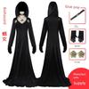 Halloween Cosplay Costume Biohazard 8 Village Moth Girl Black Long Dress Cosplay Clothing for Women
