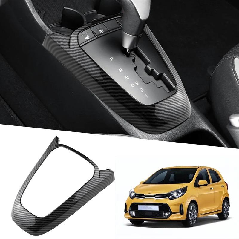 For Kia Morning    Picanto  Gear Shift Knob Panel Frame Cover Decoration Sticker Trim Interior Accessories