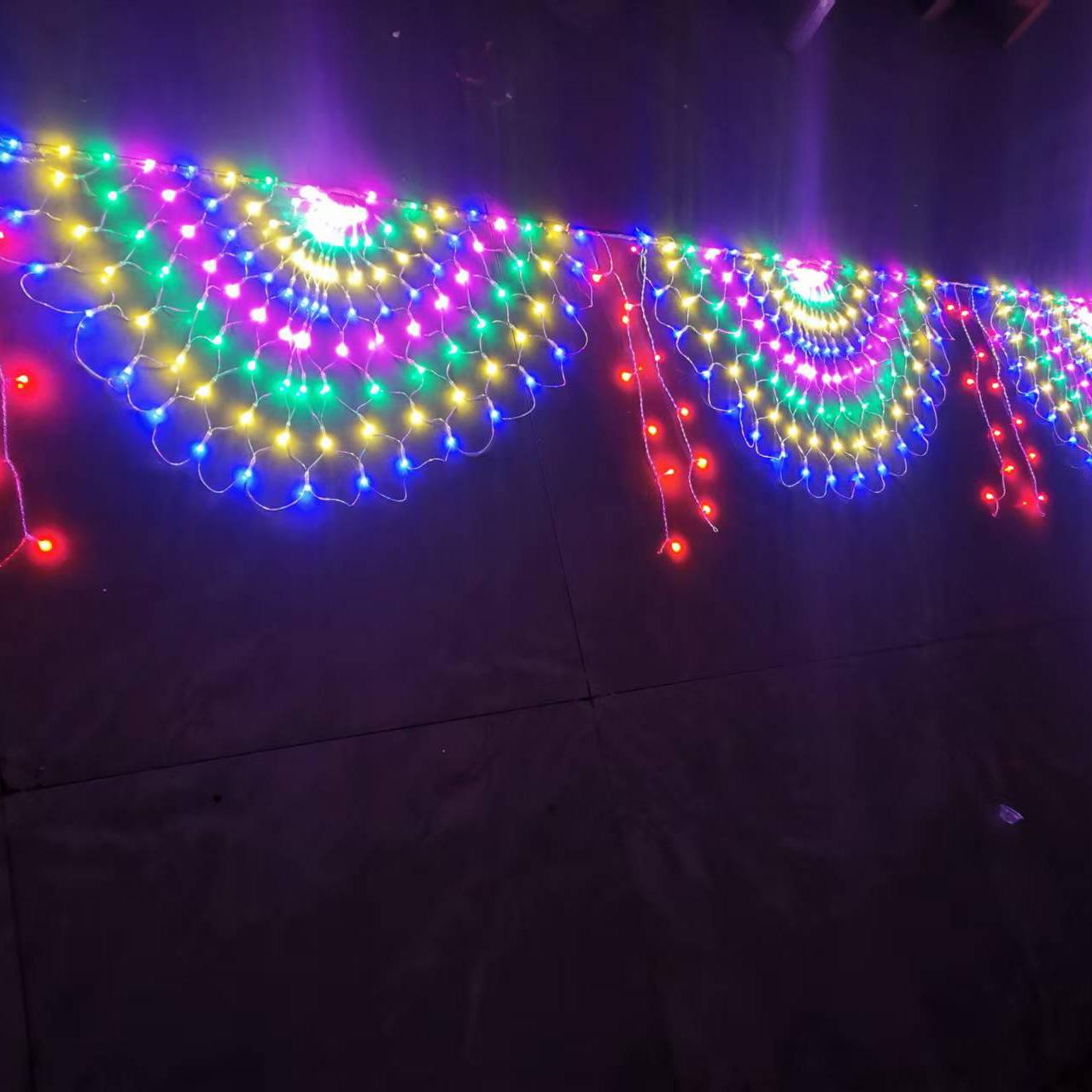 Peacock LED Net Lights - Decorative Flashing Christmas String Lights 1m EU Plug Peacock Light