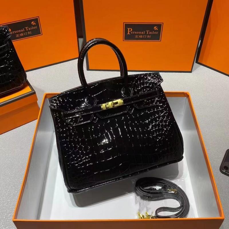 Borsa Tote di Lusso in Pelle di Coccodrillo Grande Capacità Borsa a Spalla da Donna 2026