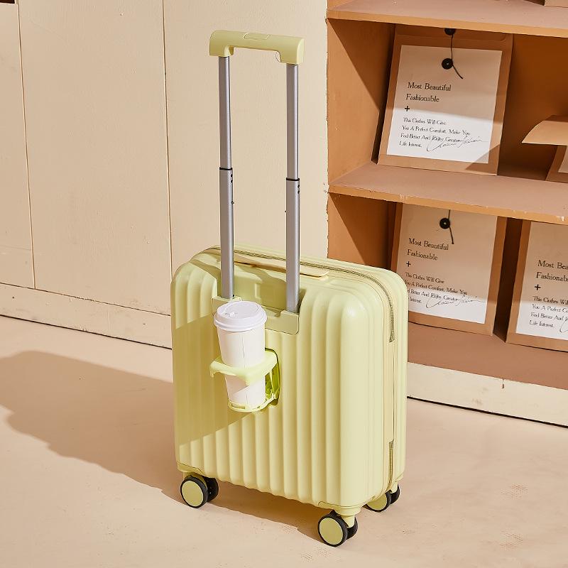 18" Lightweight Password-Protected Unisex Boarding Suitcase with Customizable Logo