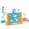 Saving Penguin Children's Puzzle Toys: Two Person Wall Building and Pushing Wall Parent-child Interactive Fun Board Game Toys
