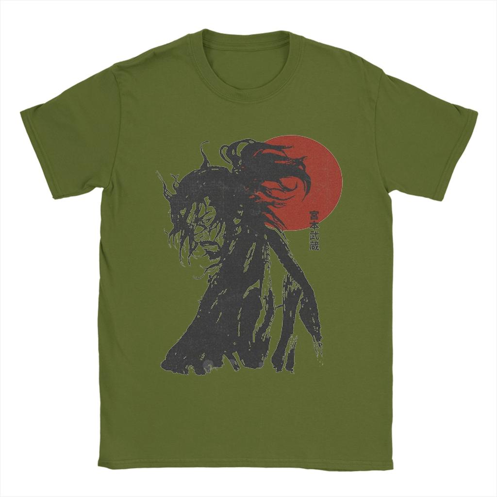 Vagabond Miyamoto Musashi T Shirt for Men 100 Cotton Leisure TShirts Crew Neck Tee Shirt Short Sleeve Clothes Gift Idea
