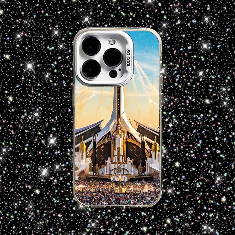 

T-Tomorrowlands Phone Case For iPhone 16,15,14,13,12,11,Pro,XS,Max,Plus,Mini,SE White Candy Matte Shockproof Cover iphone14plus