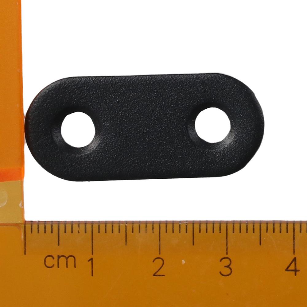12PCS 40x16mm/1.6” X 0.6” Stainless Steel Flat Brace Mending Repair Plate with Screws  Wood Beams
