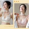 fashion Summer underwear women's super thin breathable no steel ring collection breast anti-sagging large size bra cover