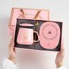 400ml Smart Ceramic Cup Coaster Warmer Thermostatic Coffee Heating Electric Mug Set Milk Tea Heating Water Coffeeware