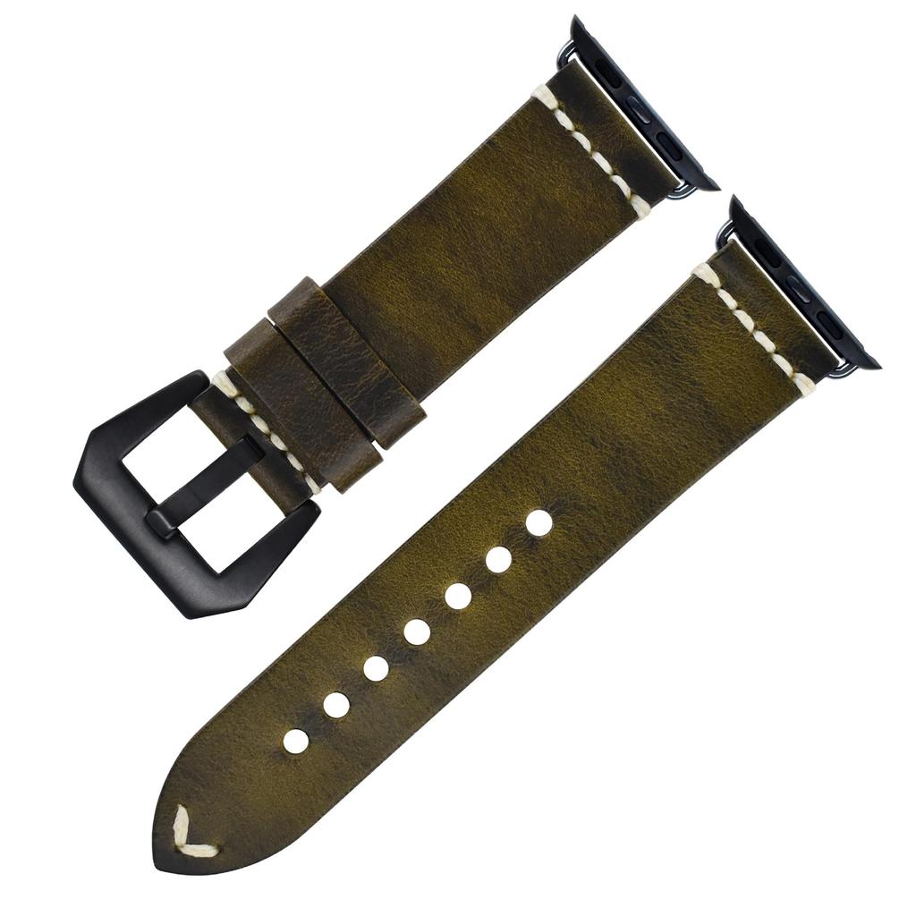Applicable To Apple Watch Leather Strap Apple Watch Iwatch8 Men'S S7 Women'S Strap