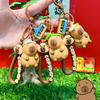 Animal Capybara Playful Party Keychain Cute Cartoon Silicone Accessory Keys For