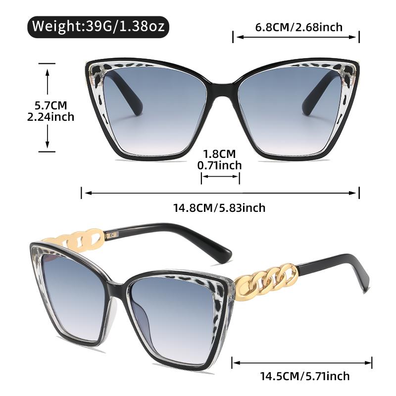 Personalized Color-blocking European and American Fashion Retro Color-blocking Sunglasses, Classic and Versatile Sunglasses