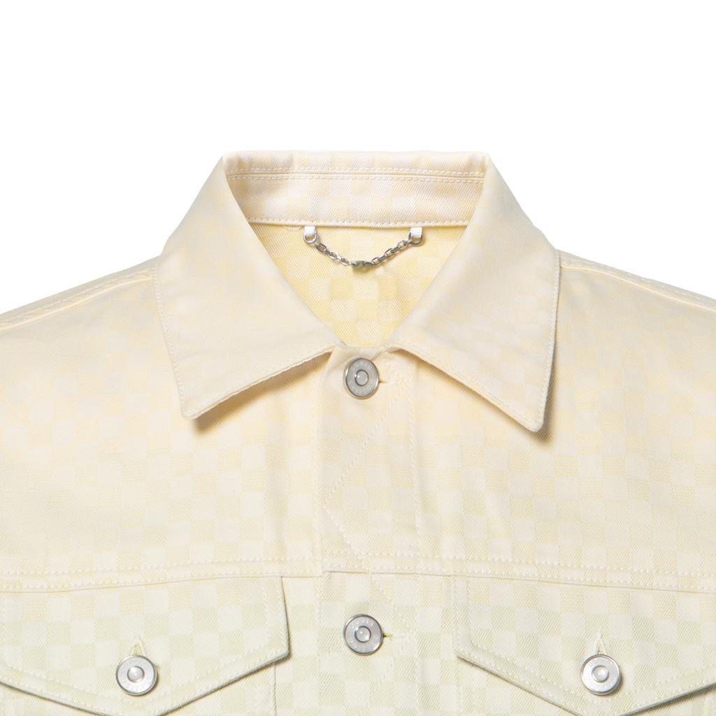 Lv Damier Gradient Jacquard Denim Jacket 1AGTET