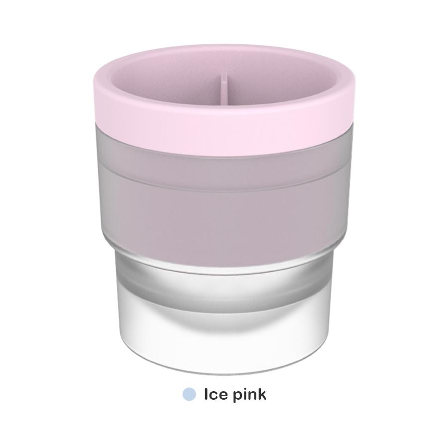 

Круглая силиконовая форма для хоккея с шайбой Whisky, большой сферический кубик льда, измельчитель льда, подходит для бара, домашней кухни, принадлежностей розовый