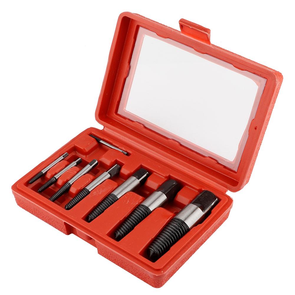 8 Pieces Screw Stud Remover Set Broken Damaged Bolt Extractor