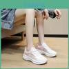 White Womens Lightweight Breathable Running Shoes With Shock Absorption For Spring Casual Wear