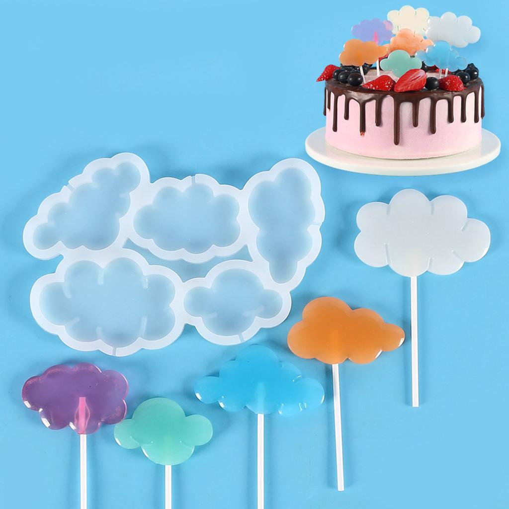 Various Shapes Silicone Lollipop Mold Jelly Chocolate Cake Decoration Mold Kitchen Baking Accessories Epoxy Gum