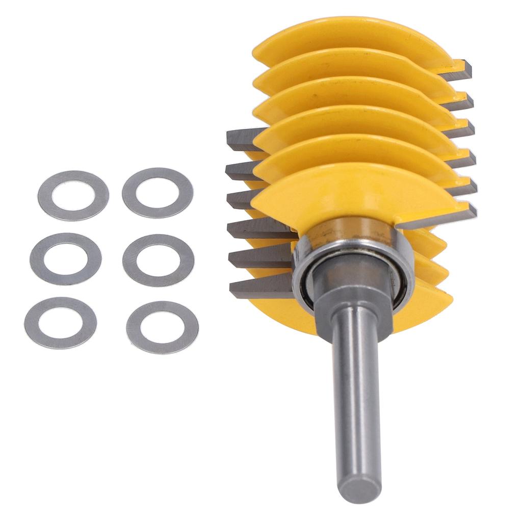 Oberfräserbit 8mm Schaft 2 Zähne Einstellbar 46mm Schneidkopf Schneidwerkzeug für Holzbearbeitung