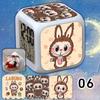Cute  Electronic Alarm Clock with Seven-color Luminous Night Light Alarm Clock