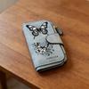 Women's long wallet, 1 piece, butterfly pattern clasp design - multi-compartment structure, suitable for travel, daily use, birthday gift, portable