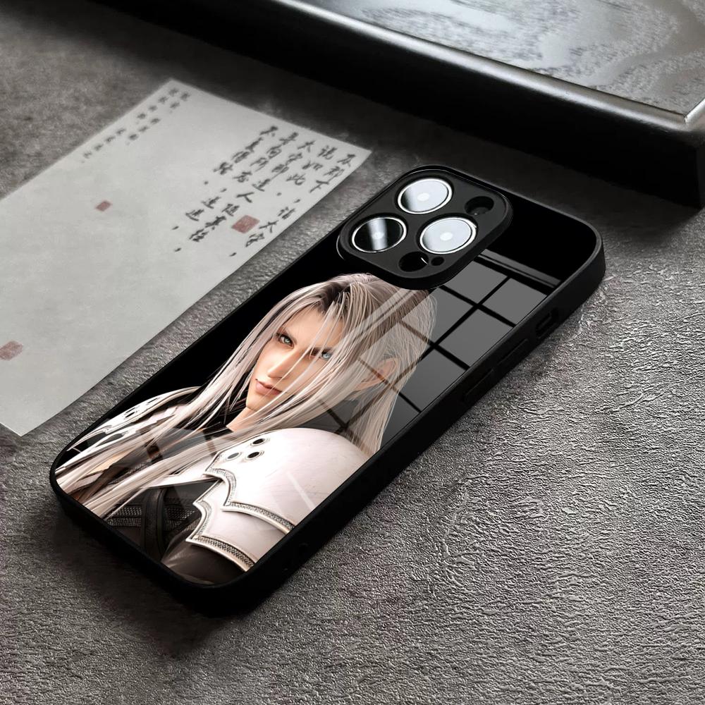 

Final Fantasy Sephiroth Phone Case For IPhone 17 Pro Max 14 Pro 15 12 11 13 Mini X XR XS 16 Plus SE Glass Cover iPhone16