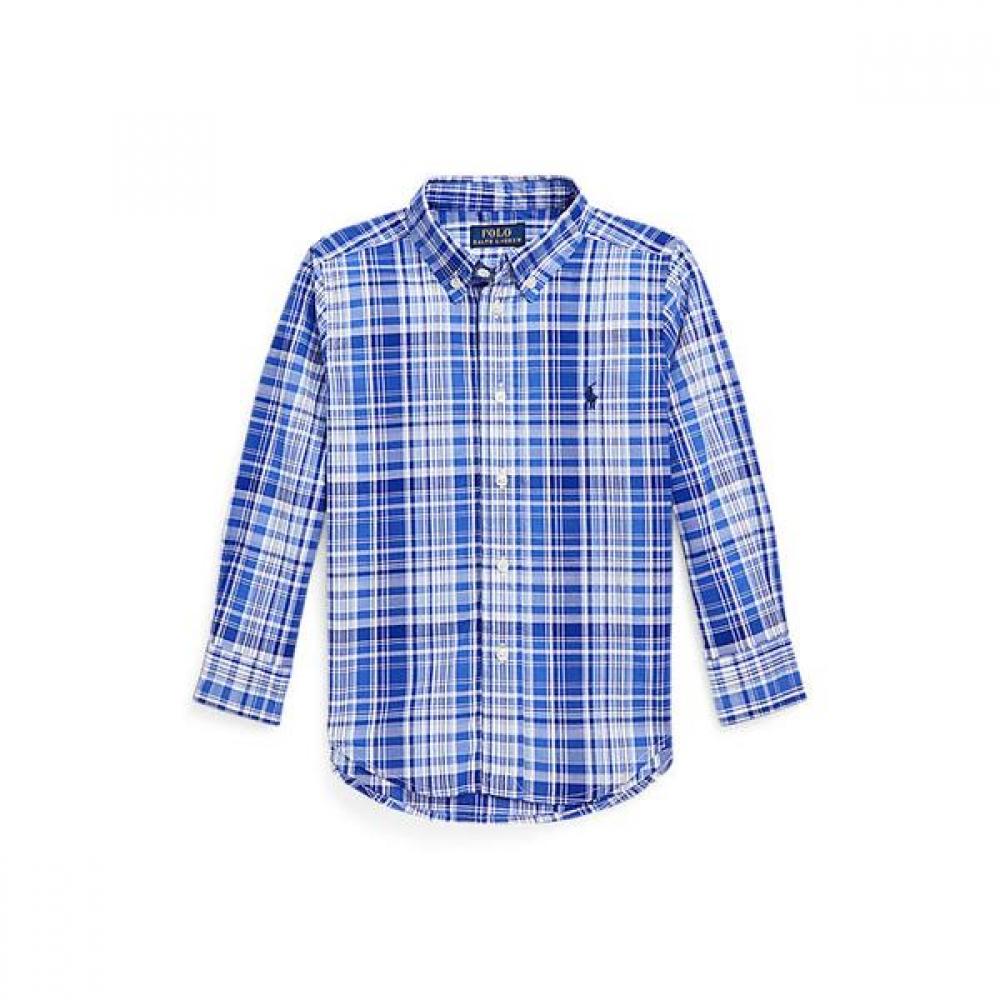Polo Kids Plaid Cotton Poplin Shirt Cwpowovt6820354999 2T