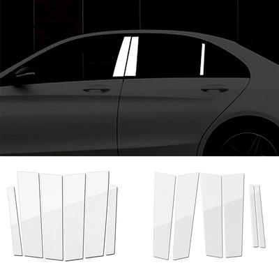 Do Mercedes Benz Klasa C W205 2015 2024 Zewnętrzna Część Samochodu Modyfikacja Słupki B C Dekoracja Błyszcząca Listwa Naklejka ze Stali Nierdzewnej