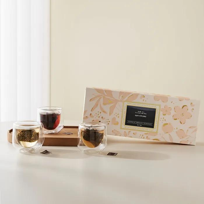 

[Бленти] Коллекция Одноразовых Чайных Пакетиков (Жасминовый белый чай, Чай Муй Ам, Юньнаньский чай Бойсук)