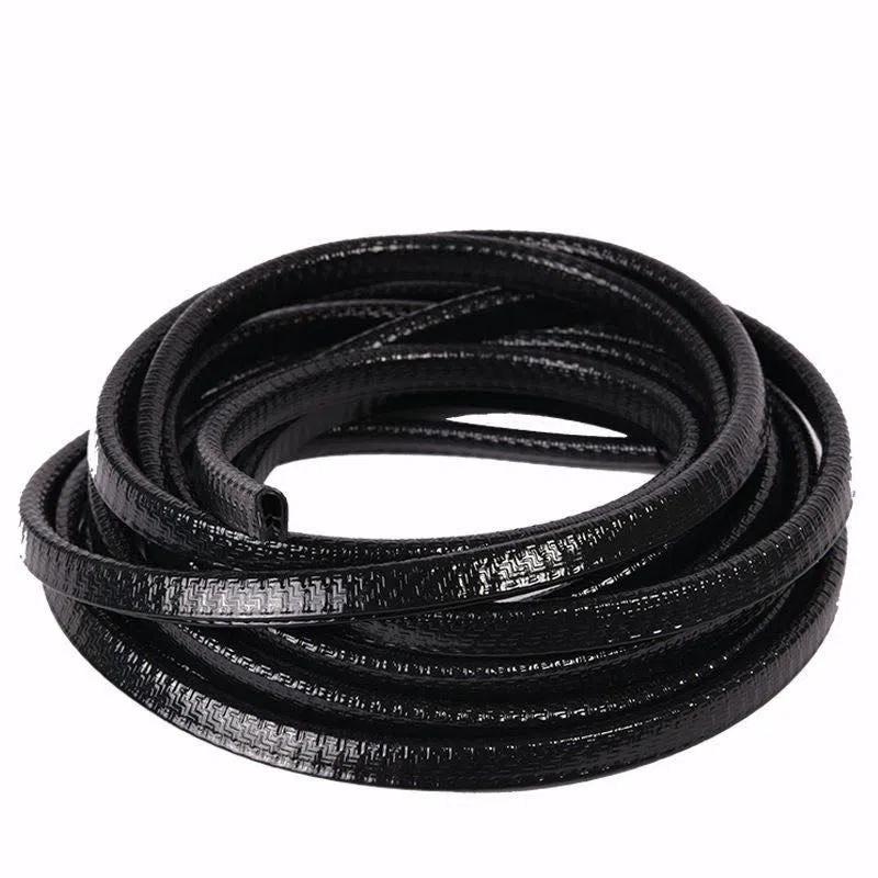 5M Car Door Edge Scratch Protector Strips Guard Trim U Type Car Door Protector Anti Collision Strips Car Decor Auto Accessories