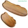 Wooden Decorative Plate Tea Coffee Tray Fruit Dessert Candy Plate Bread Snack Cake Food Dish Trays Tableware