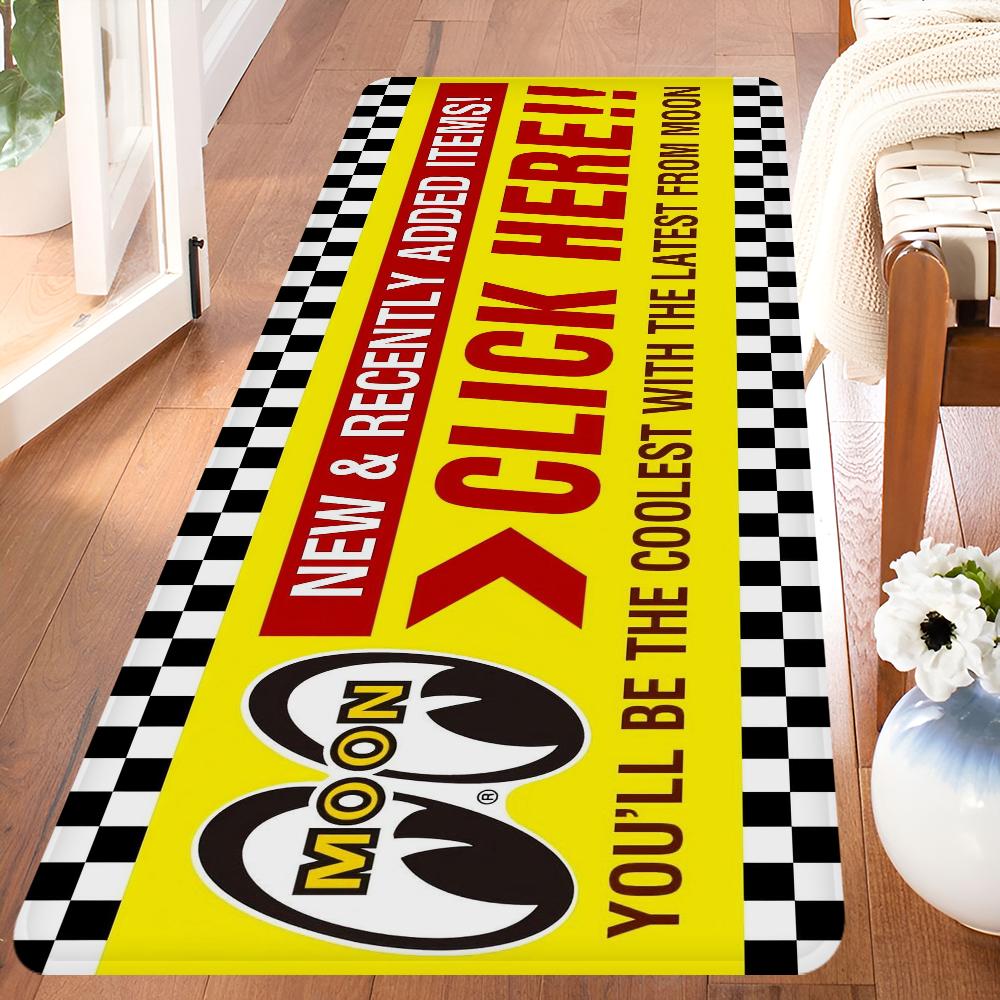 

M-Moon Eyes Floor Mat Retro Multiple Choice Living Room Kitchen Rug Non-Slip Modern Home Decor 40x120cm
