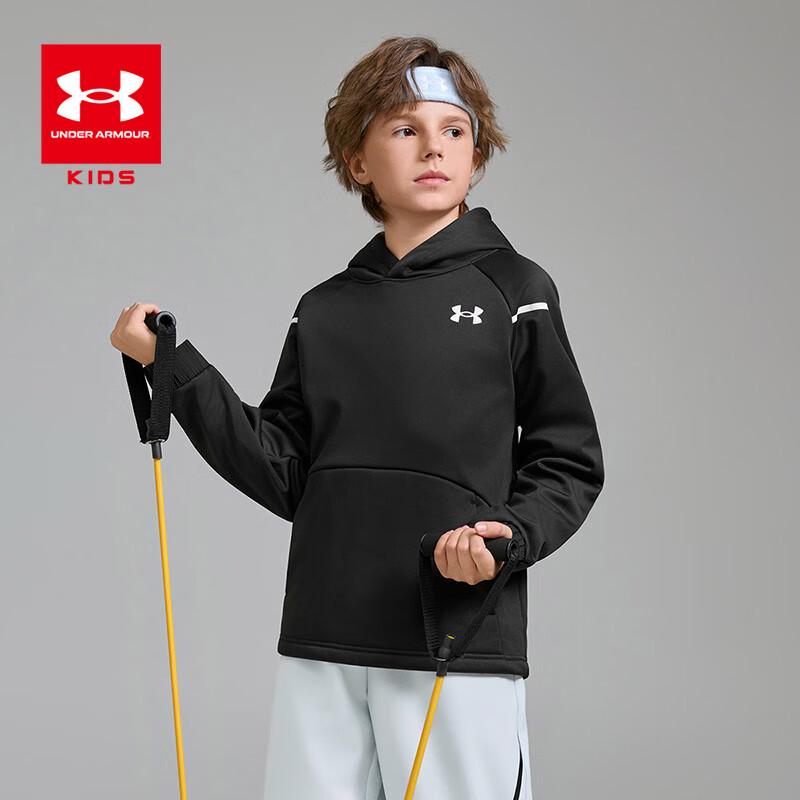 Under Armour Boys  Fleece Lined Hooded Sweatshirt YS
