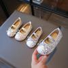 Baby Girls Summer Kids Princess Sandals Casual Lightweight Fashion Sequins Elegant Soft Party Bow Flat Children Walking Shoes