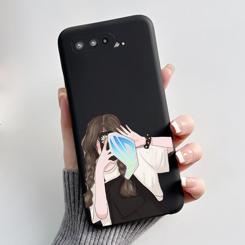 For Asus ROG Phone 5 5s Case Luxury Cute Love Rabbit Funny Soft TPU Silicone Protective Back Cover For Asus Rog 5 5s Phone Case