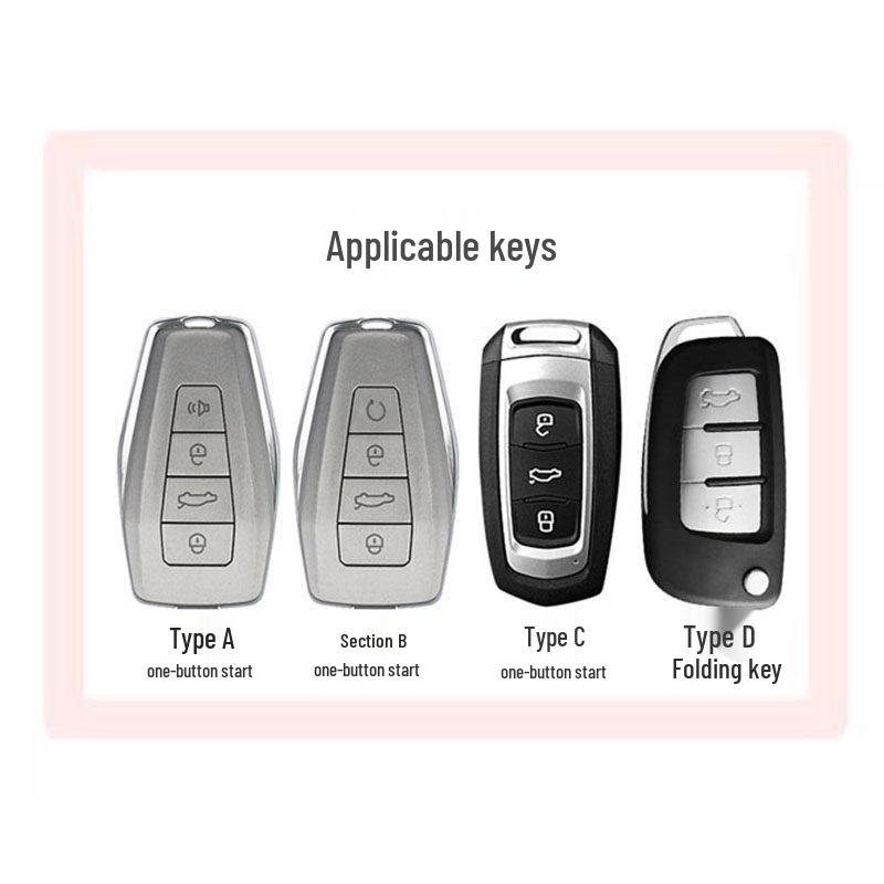 Geely Emgrand Key Cover for 4th Gen GS/Boyue/Xingrui/Yue L/New Binyue/Binrui/Icon Models