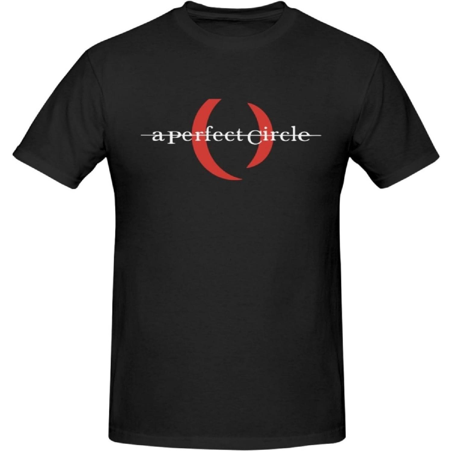 xhaxhi Men s t-Shirt A Perfect Circle Short Sleeve T-Shirt for Men Workout Shirts Running Shirts(2) S