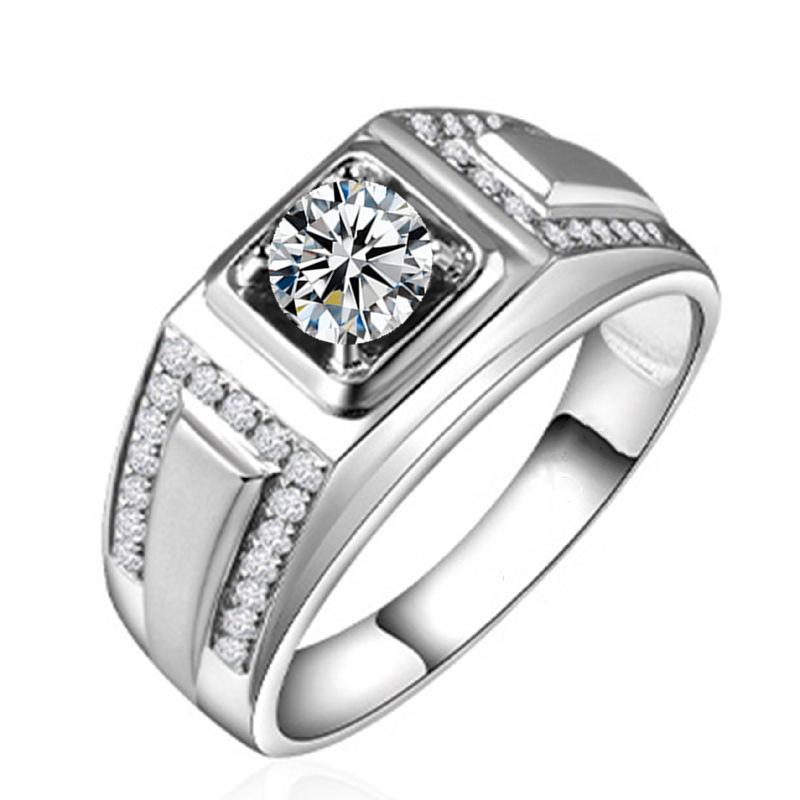 

Кольцо темперамент счетчик текстура сапфир циркон мужское кольцо 18K позолоченное инкрустированное цветным бриллиантом открытое цветное драгоценное кольцо one size