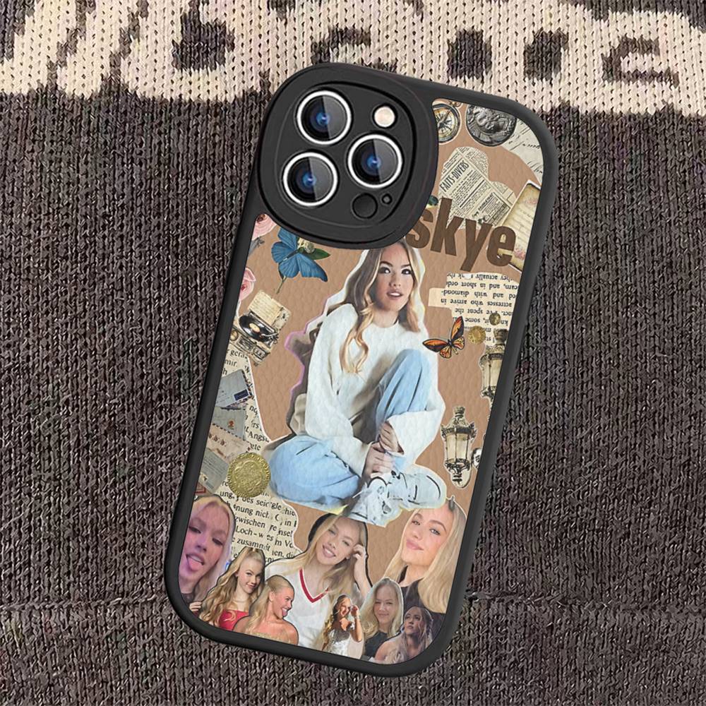 Custodia per telefono Singer F-Freya Skye per iPhone 16 15 14 11 12 13 Pro Max Plus Scocca Posteriore in Pelle
