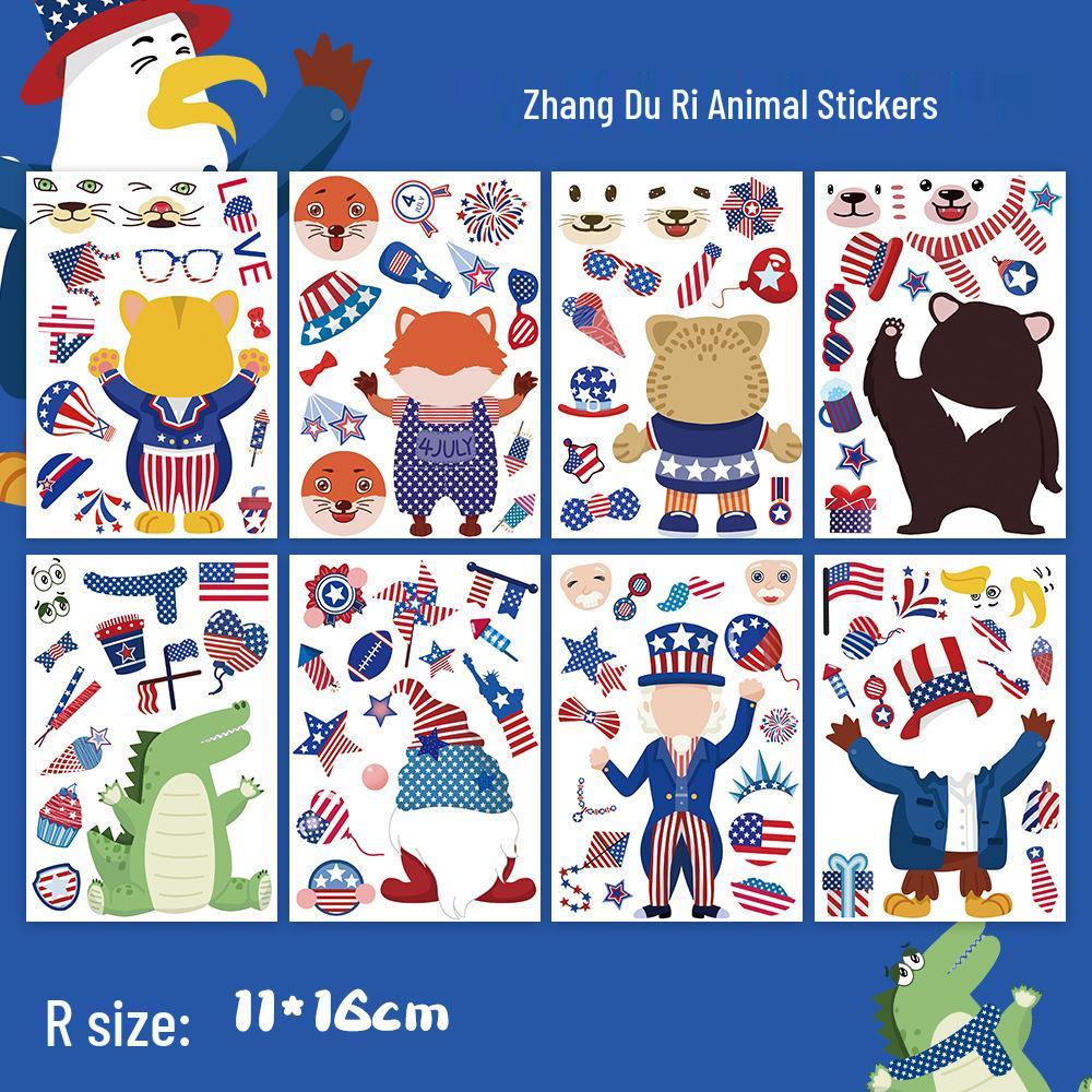 DIY Cute Animal Illustration Stickers for Phone Case - Thousand Layer Collection