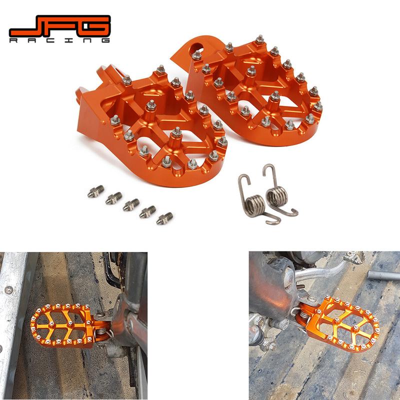 Motorcycle CNC Gear Shift Foot Lever Foot Pegs Rest Footrests Pedals Footpegs For KTM SX SXF XC XCW XCFW EXC MXC 125 150 250 JFG