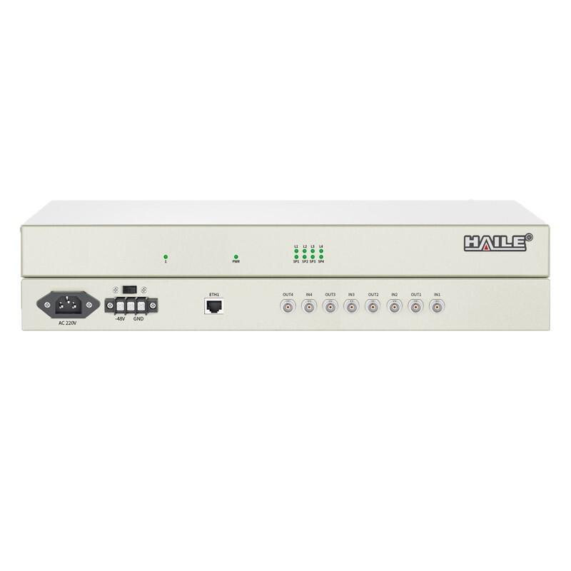 HAILE Protocol Converter: 4-way E1 to Ethernet, Rack-mounted, Dual Power Supply