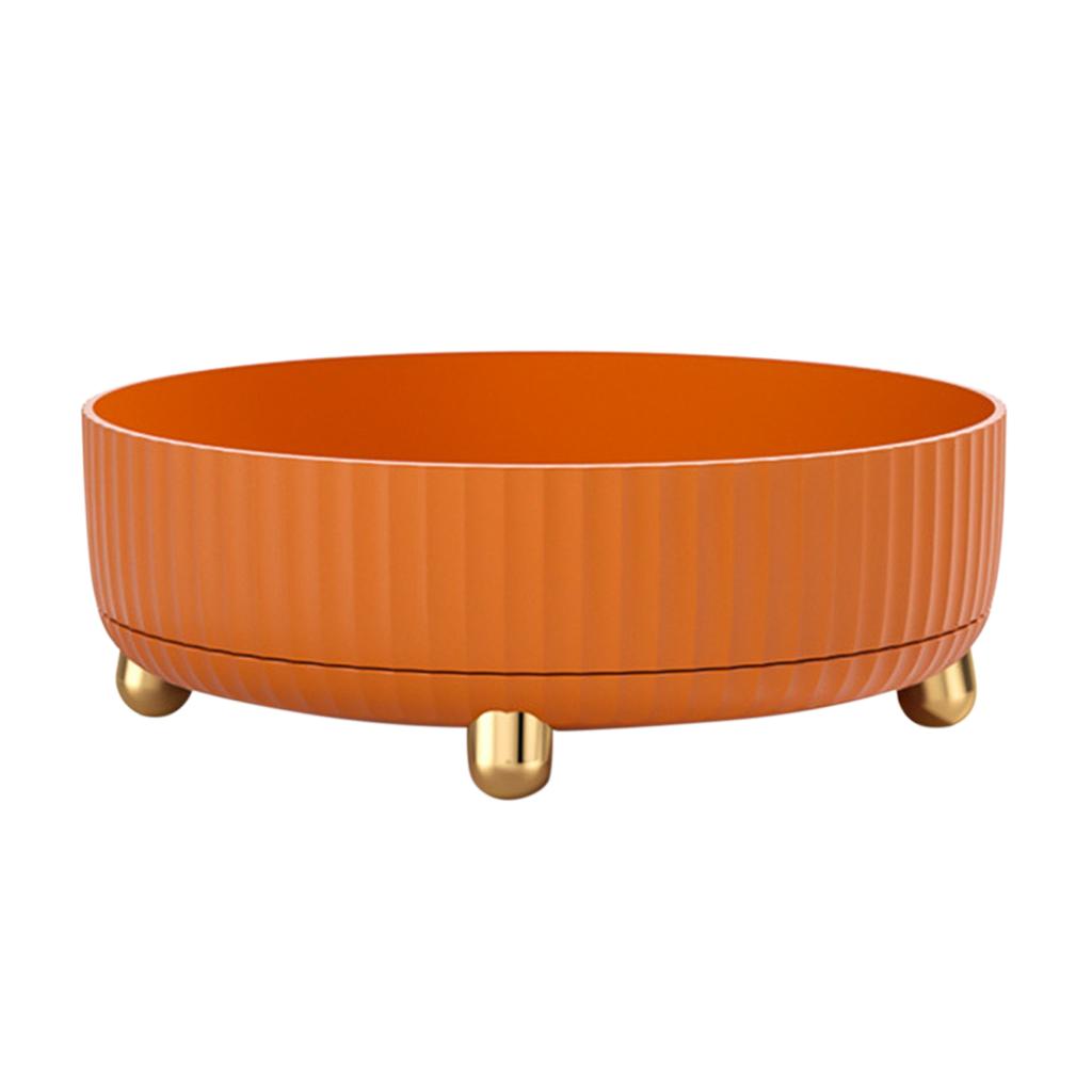 Condiment Organizer Multifunctional Dressing Table Makeup Box 360-degree Rotatable Large Capacity Washable for Kitchen Bathroom