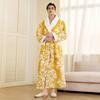 Men's Winter Shawl Collar Plush Fleece Bathrobe Soft Warm Long Sleeve Robe with Pockets Spa Robes for Men Comfortable Fluffy Homewear Sleepwear