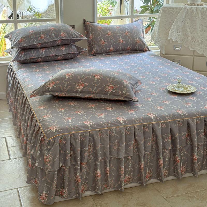 23 barev Matná protiskluzová sukně od postele Jednolůžková jednolůžková sukně s manželskou postelí velikosti Queen s manželskou postelí velikosti Queen Sukně s matrací Ochranné pouzdro/přikrývka Sukně se 2 povlaky na polštář