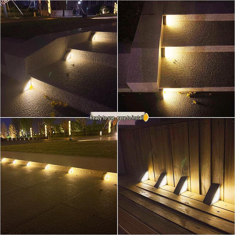 Nufeng Solar Triangular LED Step Lights