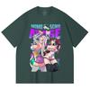 230 Gsm 100% Cotton Dandadan V22 Momo Seiko Print Unisex Heavy Cotton T Shirt
