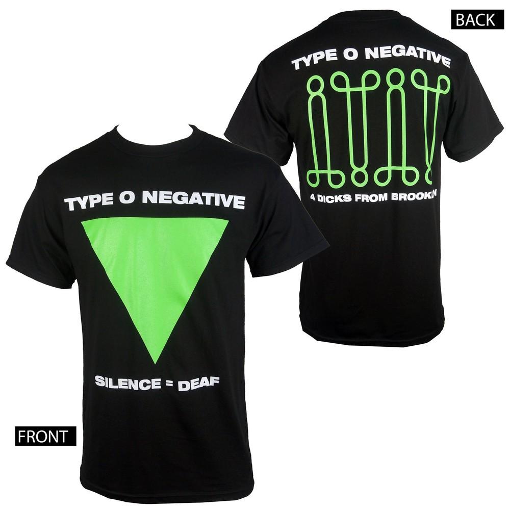 TYPE O NEGATIVE Silence Deaf Brooklyn Logo T-Shirt S NEW Unisex T-Shirt XL