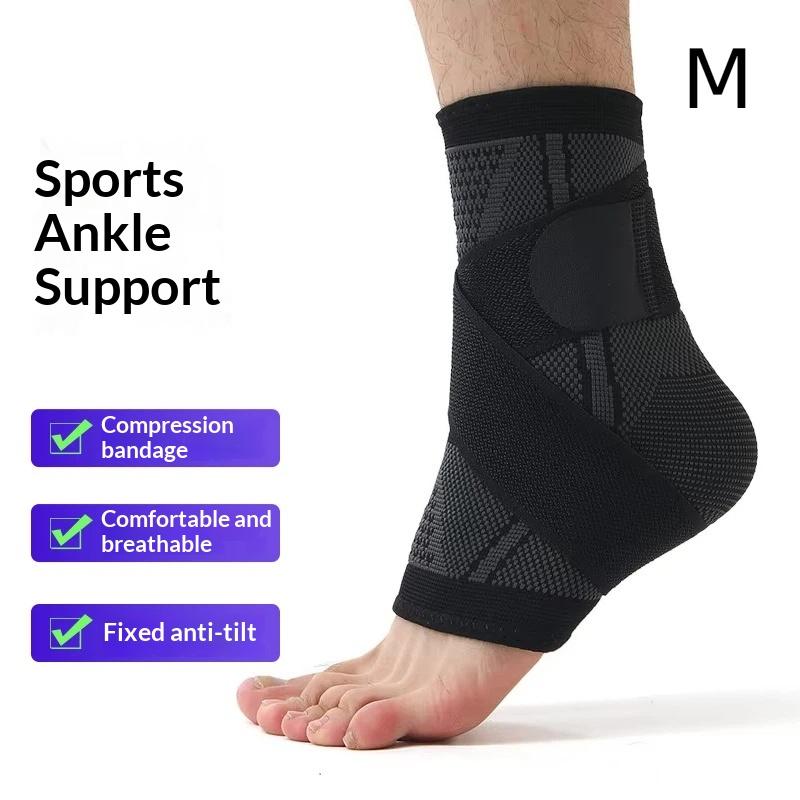 1 Pc Compression Ankle Support Sports Adjustable Basketball Ankle Wrap Men Women Hiking Running Prevent Ankle Protector