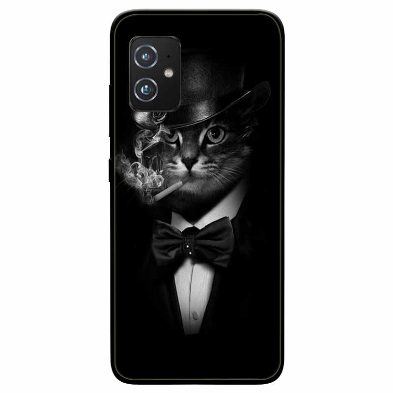 Black Silicone Case For Asus Zenfone 8 ZS590KS Case Soft Back Cover Coque For Asus Zenfone 8 ZS590KS Phone Case Zenfone8 Funda