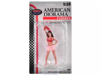 American Diorama 1:18 Skala Tävlingsstarter Kvinna Figur, Figure18 Serie-2#2 [Begagnad]