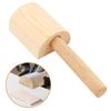 Kleigereedschap Houten Aardewerk Peddel met Handvat, Aardewerk Gereedschap Beeldhouwkussen Klei Peddel voor Aardewerk Keramische Klei Vormen