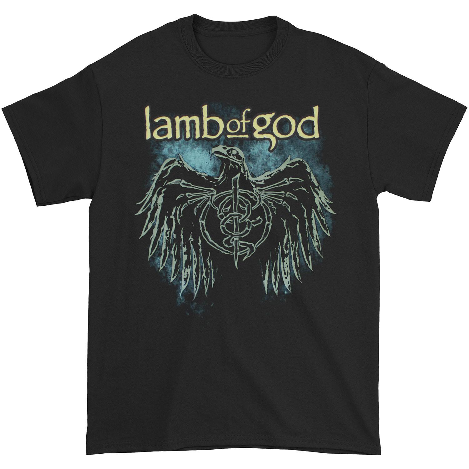 Men s Lamb Of God Dark Phoenix T-shirt Medium Black 2XL